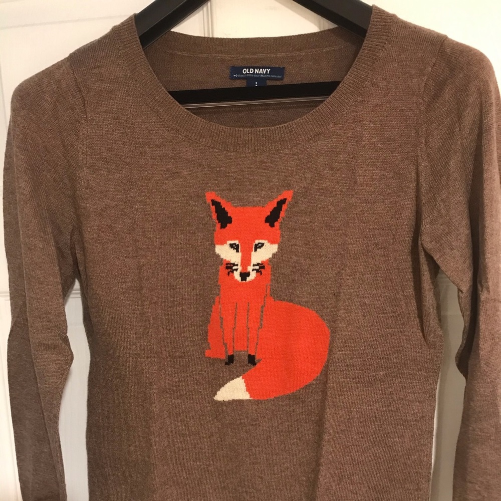 Adorable fox sweater